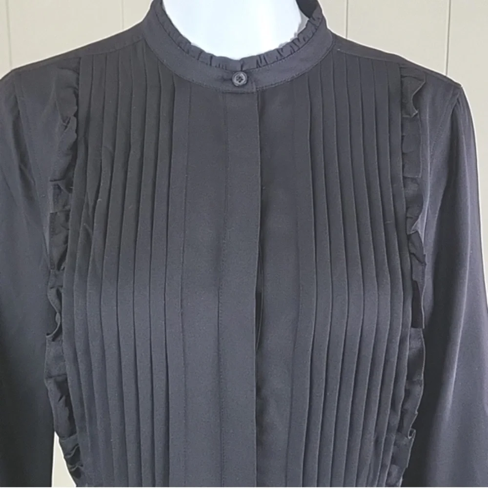 J. Crew Mercantile Ruffle Pintuck Dress